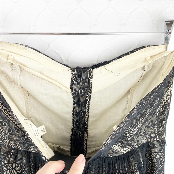 Moulinette Souers Black Lace Strapless Dress 2 - Picture 7 of 11